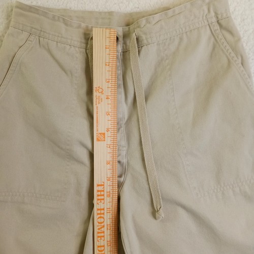 Jones New York Capri Pants Women's 4 Cotton Beige - Picture 4 of 10