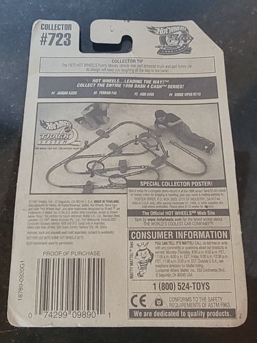 Hot Wheels Dash 4 Cash Series, Audi Avus 3/4 #723 1/64 - Picture 2 of 2