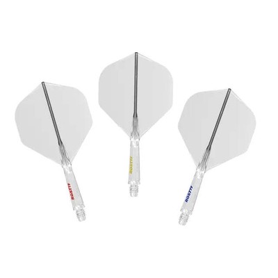 CUESOUL ROST 77 Integrated Shaft Flight Big Standard Short Transparent R/Y/B