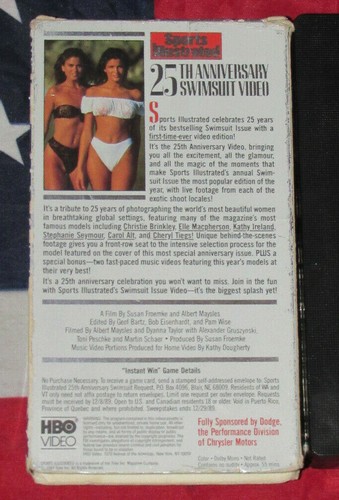 Sports Illustrated 25th Anniversary Swimsuit Video VHS 1989 *Buy 2 Get 1 FREE* - Imagen 3 de 7