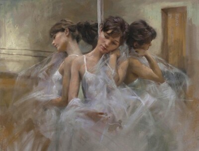 High quality Hand painted Oil Painting art Impression ballet Girl on canvas