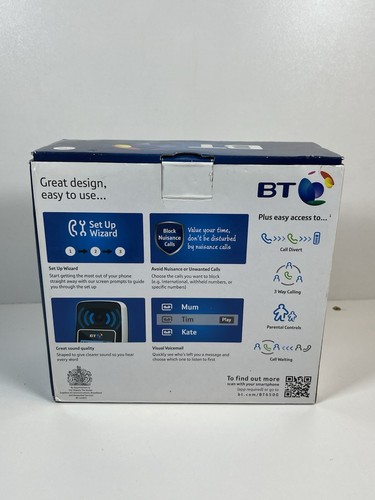 Bt6500 Nuisance Call Blocker Digital Cordless Phone With Answering Machine - Zdjęcie 6 z 9