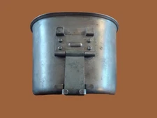 WWII U.S MILITARY CANTEEN CUP DATED 1944 STAMPED K.M CO ORIGINAL