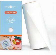 HTVRONT DTF Transfer Film Roll 13in x 328ft A3 Printer