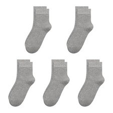 Kids Viscose Bamboo School Socks Soft flate Seam Color Anti Odor Thin