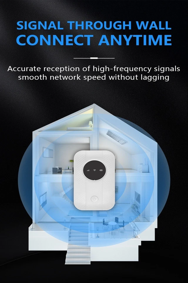 Portable Durable WiFi Pocket Router High Speed Wireless Router For Travel - Image 3 of 4