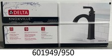 Delta Knoxville Single Handle Bathroom Faucet Matte Black 15854LF-BL