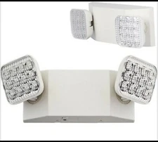 LED Emergency Light Commercial Adjustable 2 Head Battery Backup UL Listed 5 Pack