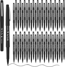 50 Pcs Felt Tip Pens Bulk Medium Point 0.7Mm Marker Pen Fine Point Felt Fineline