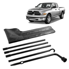 Spare Tire Tool Kit with Spare Tire Jack Handle and Wheel Lug Wrench Compatible
