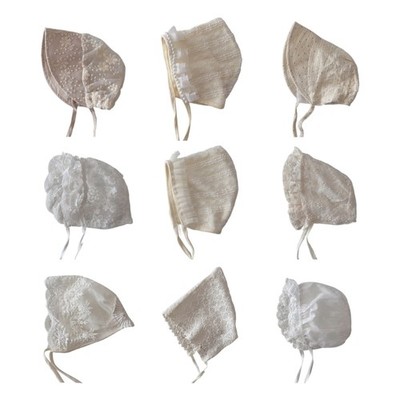 Lightweight Baby Bonnet Hat Outdoor Camping Lace Bonnet for Newborn Sunproof
