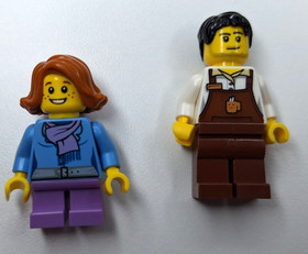 LEGO Seasonal: Christmas Train Ride (40262) 2/3 Minifigures, No Instructions