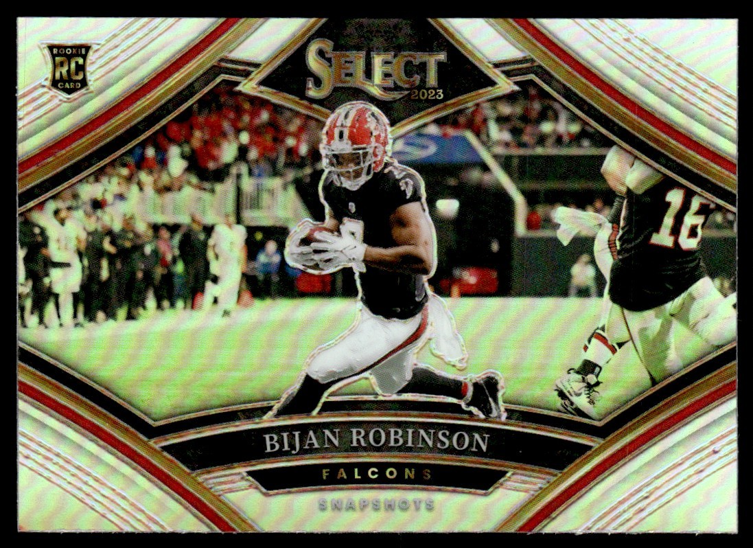 2023 Panini Select Snapshots Silver Bijan Robinson RC #SS-BR