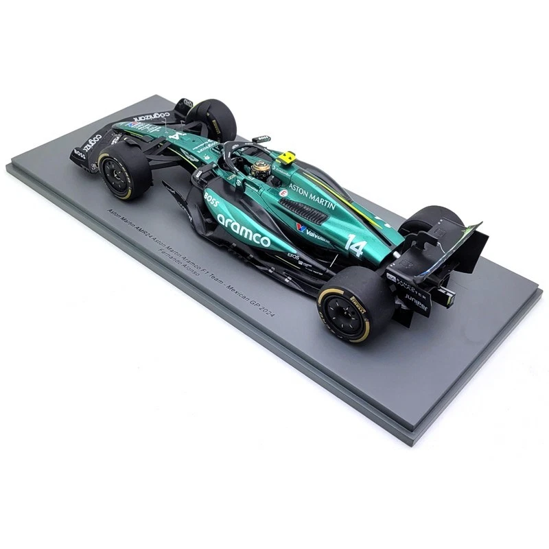 2024 Fernando Alonso Aston Martin AMR24 Mexico GP (400° - 1/18 Spark Models - Immagine 2 di 3