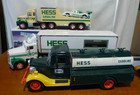 3 Vintage Hess Gasoline Trucks 1980 Hong Kong Bank 1988 Racer 1992 18 wheeler — photo 1