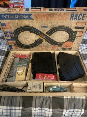 Vintage Marx 1/32 International Slot Car Set - Read Description