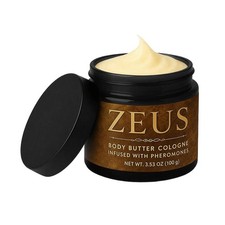 Zeus Men Body Butter Cologne, Pheromone Infused Moisturizing Body Cream