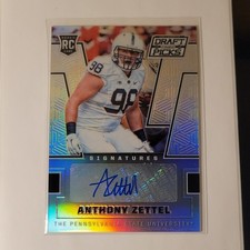 Panini 2016 Prizm Silver Anthony Zettel Rookie Autograph #236