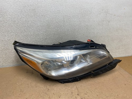 Fit 2013-2015 Chevy Malibu Black Projector Headlights Head Lamps