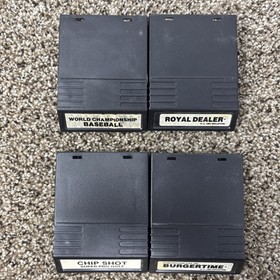 Intellivision Games Lot of 4 White Label Games Lot Intv Tested