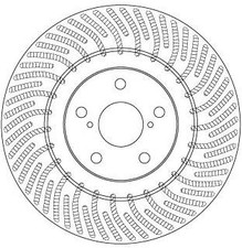 TRW Bremsscheibe DF6692S für LEXUS