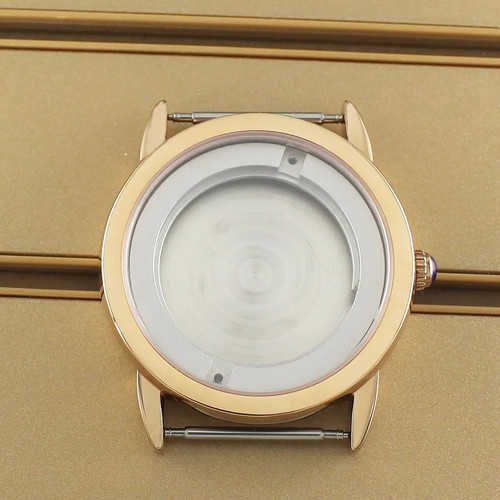 42mm 316L Stainless Steel Polished Watch Case For Eta 2824 PT5000 Movement 10ATM - Picture 3 of 12