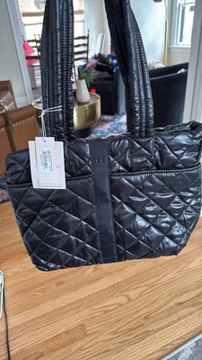 Oliver Thomas Maxed Out Wanderlust Quilted Tote Bag Black
