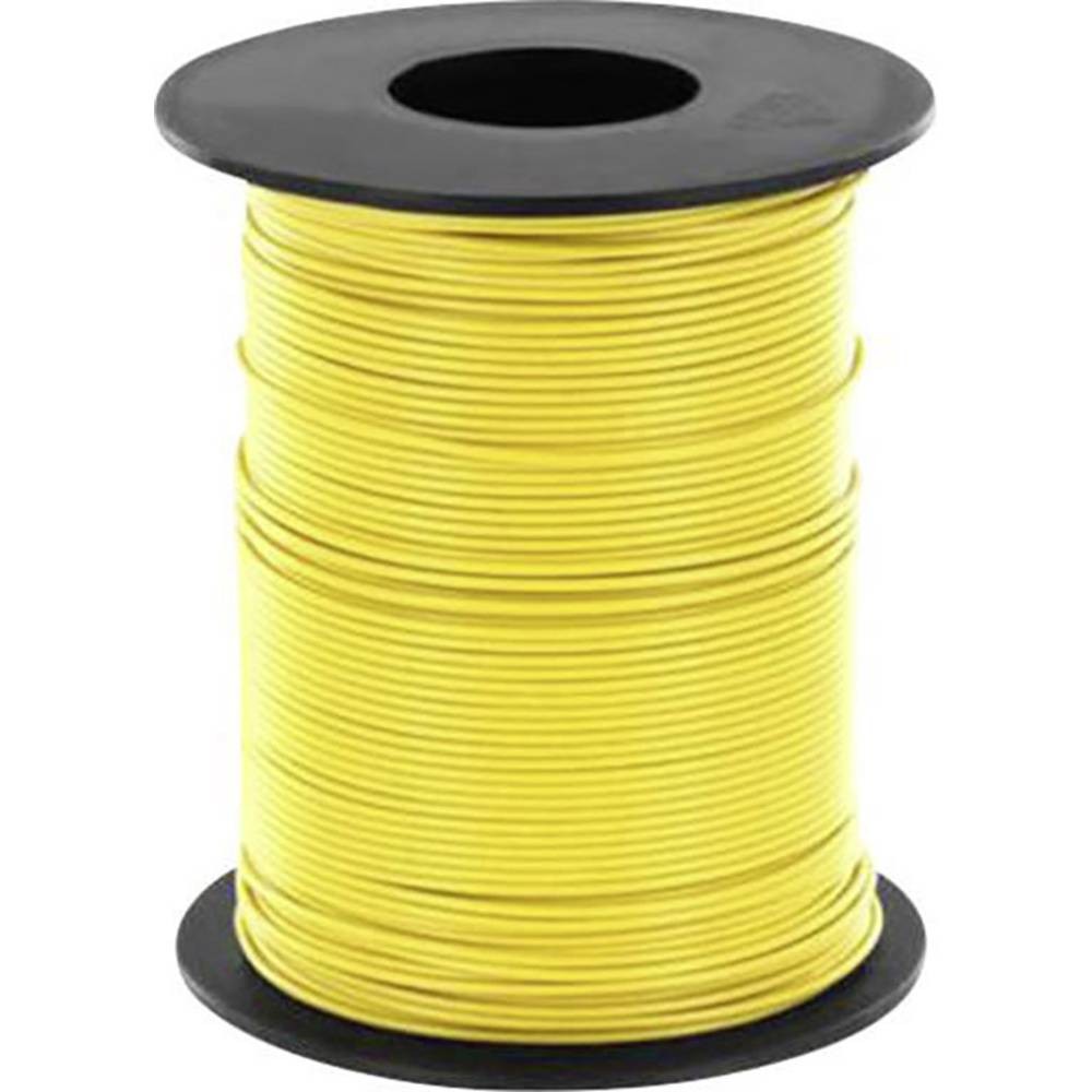 Fil de câblage BELI-BECO L125GE25 jaune 1x0.25 mm² de 25m pour modélisme