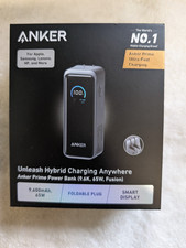 Anker - Prime Power Bank 9.6K, 65W, Fusion - Black