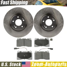 Front Brake Rotors + Brake Pads For 2003 2004 2005 2006 Mitsubishi Lancer