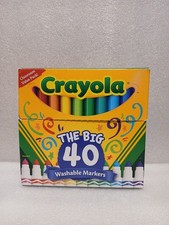NEW OTHER Crayola Classic Broad Line Washable Markers 40 Ct Classroom Value Pack