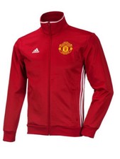 Adidas Manchester United 2016/17 Track Warm Up Red Jacket Men  s Size Large NWT
