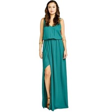 Show Me Your Mumu Dress Large Green Crisp Kendall Bridesmaid Formal NEW