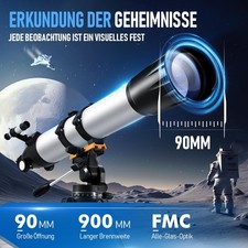 Astronomie Teleskop für Erwachsene High Powered Professionelle 90mm 900mm