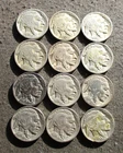LOT OF OLD COINS OF UNITED STATES OF AMERICA 5 CENTS "BUFFALO NICKEL" - MIX 379