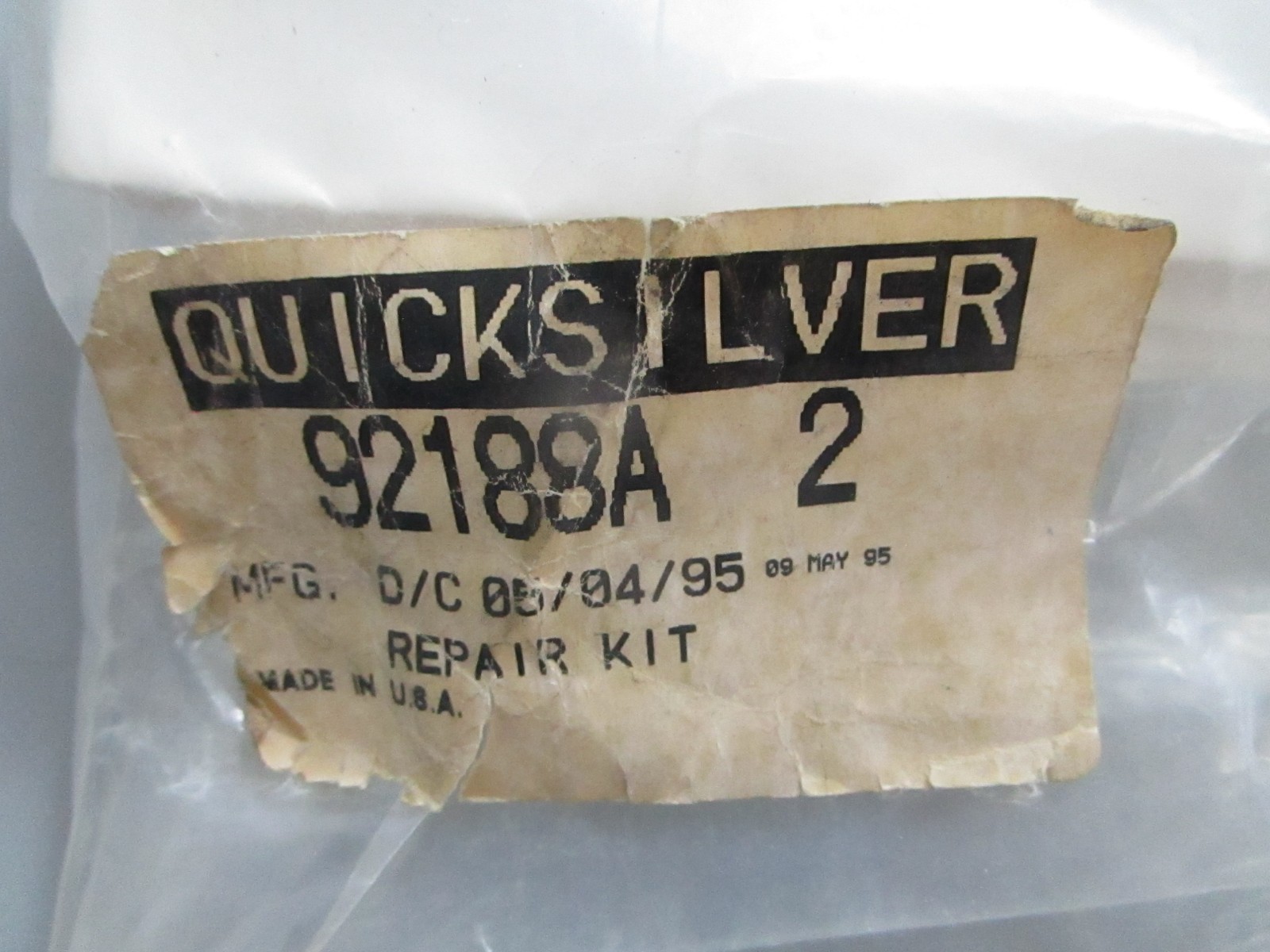 *NEW OEM* 0820 Mercury Quicksilver Trim Cylinder Repair Kit 92188A2