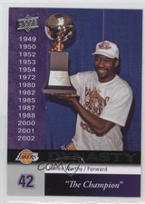 2008-09 Upper Deck Los Angeles Lakers Dynasty James Worthy #LAL-12 HOF 2u3