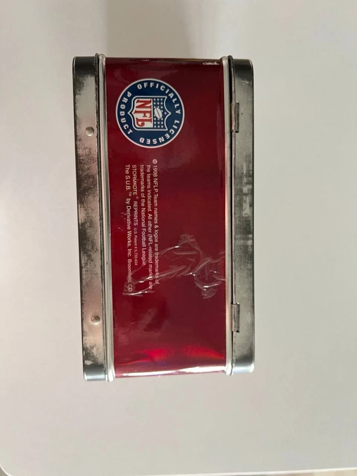 Fiambrera blanca vintage de fútbol americano de la NFL de los San Francisco 49ers Foto 3 de 4