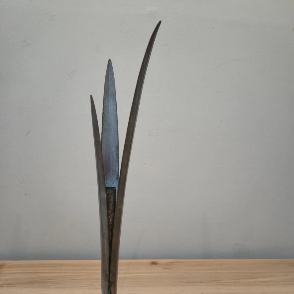 A Novelty Brass Posy Flower Vase In The Form Of A Bulb - Art Nouveau Influence - Image 3 of 3