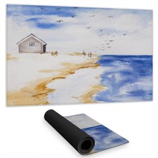 Begin Home Decor C1DM1424FHVDB2 14 x 24 in. Blue Sea Marine Desk Mat - House ...