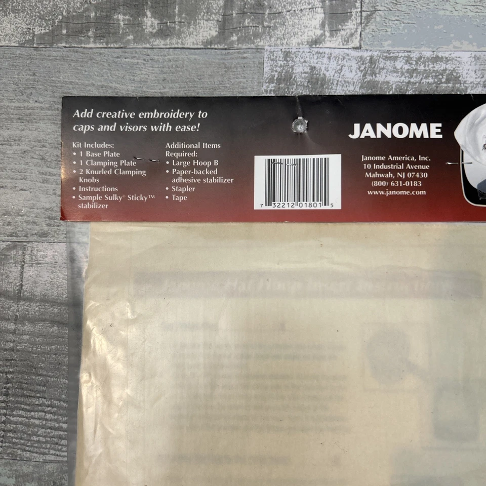 Janome Hat Hoop Insert for Janome Embroidery Machines Hat Embroidery Hoop - Image 3 of 4