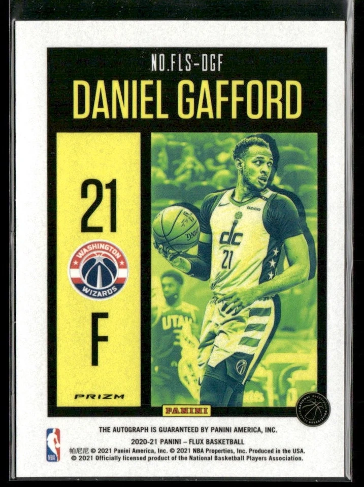 2020-21 Panini Flux #FLS-DGF Daniel Gafford Flux Signatures - Image 2 of 2