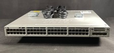 Cisco C3850 WS-C3850-48P-S 48 Port PoE Gigabit Switch w/C3850-NM-2-10G Module