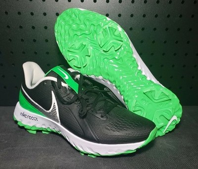 Nike React Infinity Pro Golf Shoes Black /Green CT6620-001 Mens Size 8