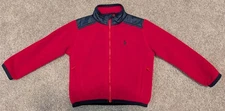 Polo Ralph Lauren Red Fleece Zip Jacket 2T 100% Polyester Unisex Baby & Toddler