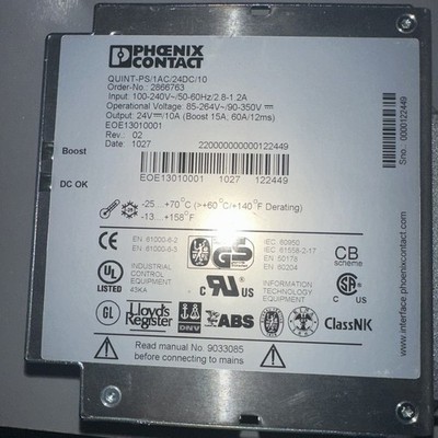 Phoenix Contact Quint   Ps/1A/24 Dc/10 Power Supply