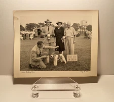 AKC New Britain CT 1947 Fox Terrier Best Dog In Show Photo Judge Hotchkiss Neal