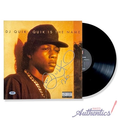 DJ Quik Signed Autographed Vinyl LP ''Quik Is the Name'' PSA/DNA Authenticated
