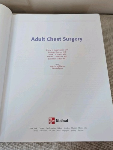 Adult Chest Surgery - Sugarbaker, Bueno, Krasna, Mentzer, Zellos - Picture 6 of 7