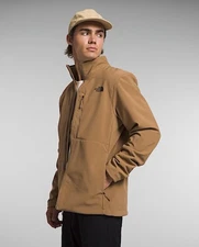The North Face Apex Bionic 3 Softshell Windwall Jacket Utility Brown SZ 2XL